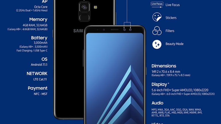 Galaxy A8(2018) A8+(2018) Galaxy A8(2018) A8+(2018)