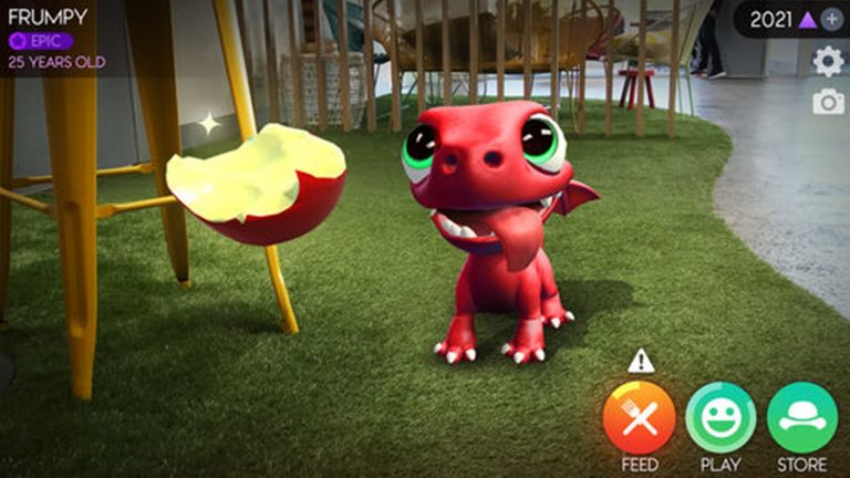 Futterzeit für den “AR Dragon”