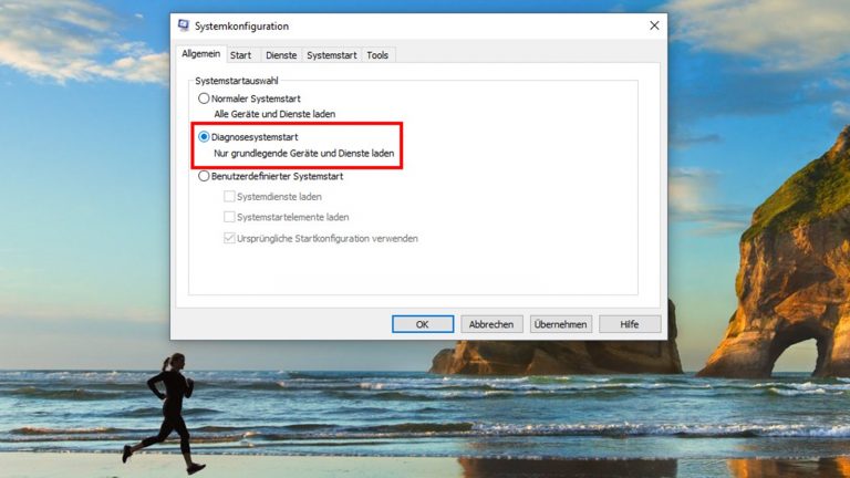 Diagnosesystemstart bei Windows 10 aktivieren Diagnosesystemstart bei Windows 10 aktivieren