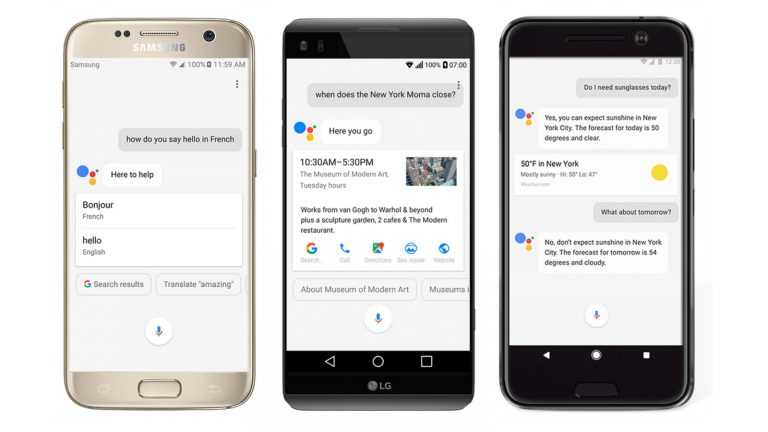 Google Assistant kommt für Tablets und ältere Smartphones Smartphones mit Google Assistant