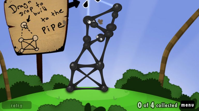 Indie Games World of Goo Öltropfen stapeln in World of Goo