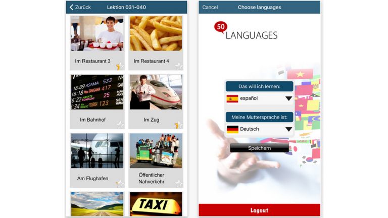 Reise Apps Sprachen Sprachen lernen per App