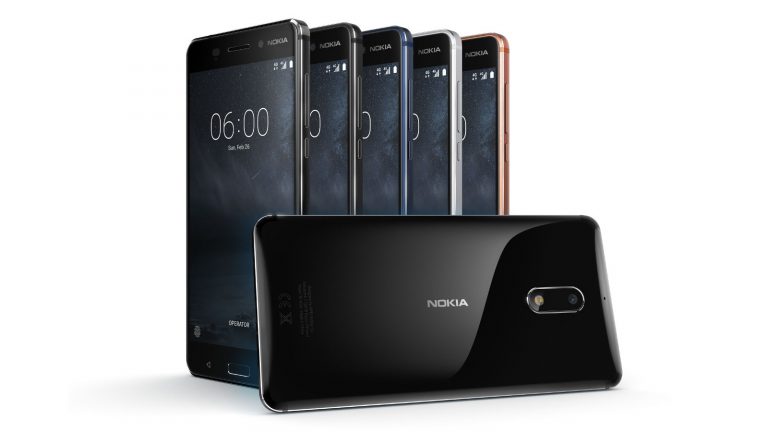 Nokia 6 in verschiedenen Ausführungen