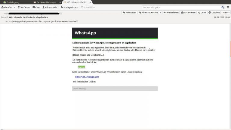 Whatsapp Fake-Mail Whatsapp Fake-Mail