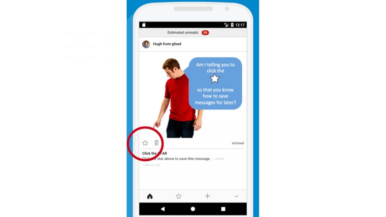 E-Mail App kostenlos gfeed “Gfeed” zeigt E-Mails sofort geöffnet an und ermöglicht die direkte Впередbearbeitung