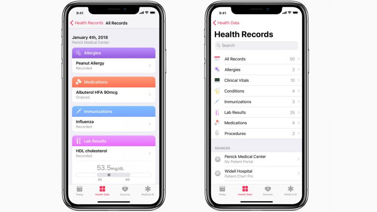 iOS 11.3 Health App iOS 11.3 Health App Screenshot