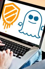 Laptop mit Meltdown und Spectre