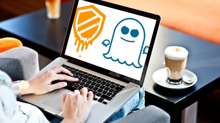 Laptop mit Meltdown und Spectre