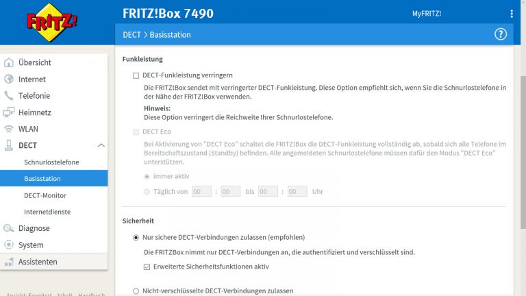 DECT-Reichweite: Mit Fritzbox-Repeater und Co. Telefonempfang erhöhen DECT-Reichweite anpassen in den Fritzbox-Einstellungen