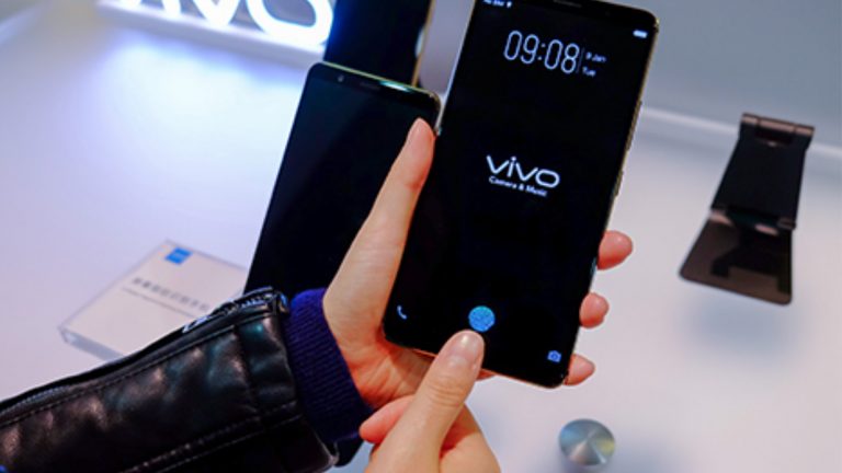 Vivo-Smartphone mit In-Screen-Fingerabdrucksensor