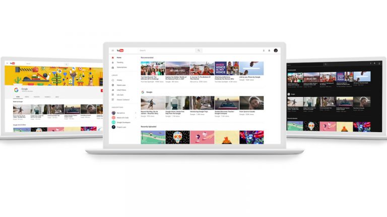 YouTube Design Modi
