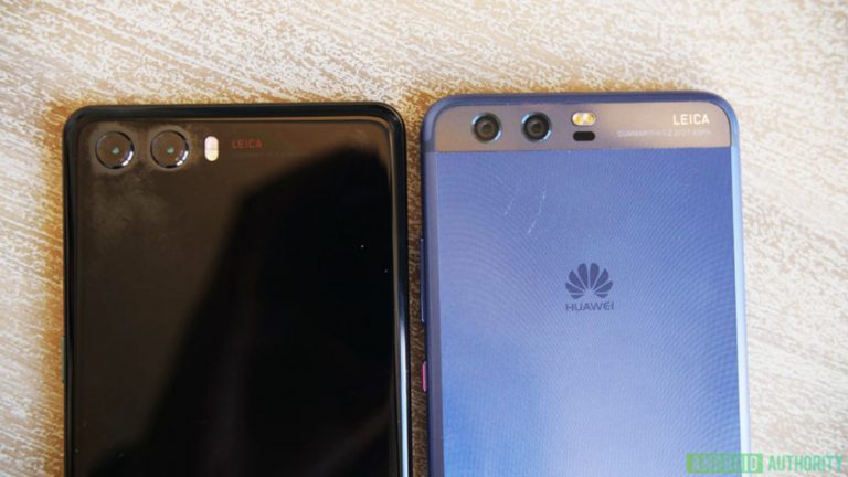 Die Rückseite des Huawei P20 im Vergleich mit dem P10
