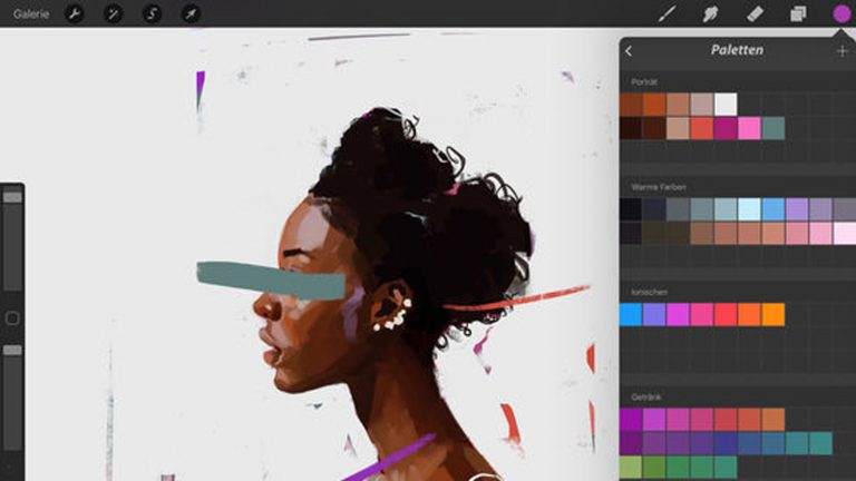 Apple pencil Apps Procreate Beispiel einer “Procreate” Zeichnung