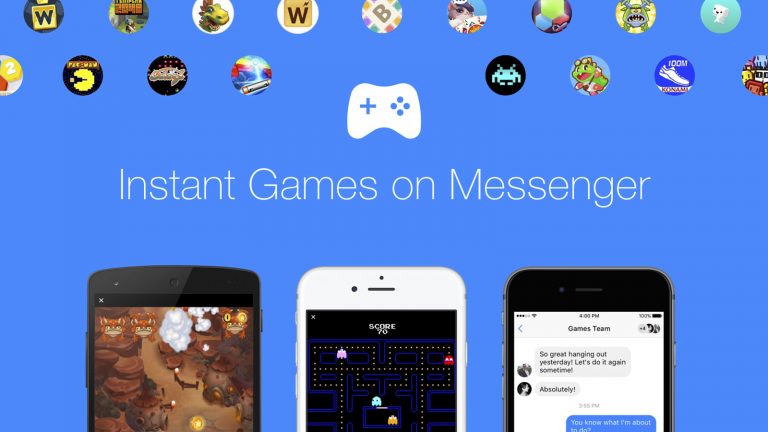 Facebook Messenger Spiele Pac-Man & Co. Instant Games im Facebook Messenger