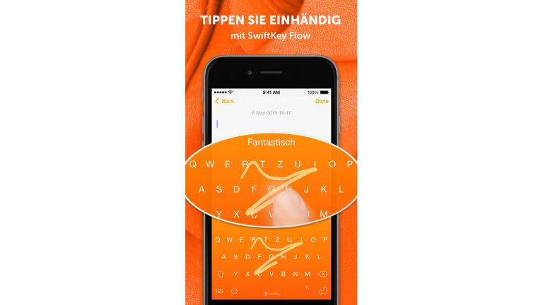 Swipe-Funktion bei SwiftKey Flow
