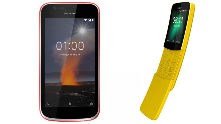 Nokia 1 und Nokia 8810 4G Nokia 1 und Nokia 8810 4G