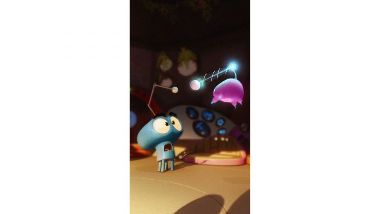 Ausschnitt aus dem Animationsfilm “Asteroids” der App “Within”