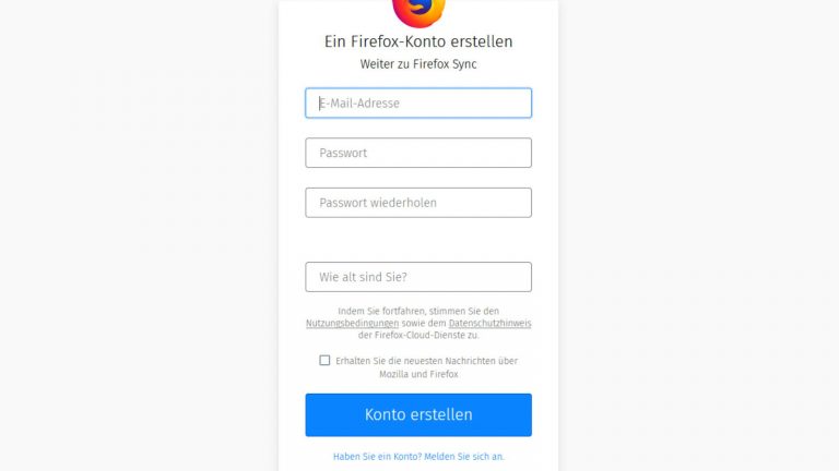 Firefox synchronisieren anmelden Firefox-Konto auf verschiedenen Browsern und Geräten abrufen