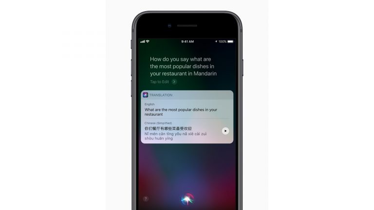 Siri auf dem iPhone 8 mit iOS 11