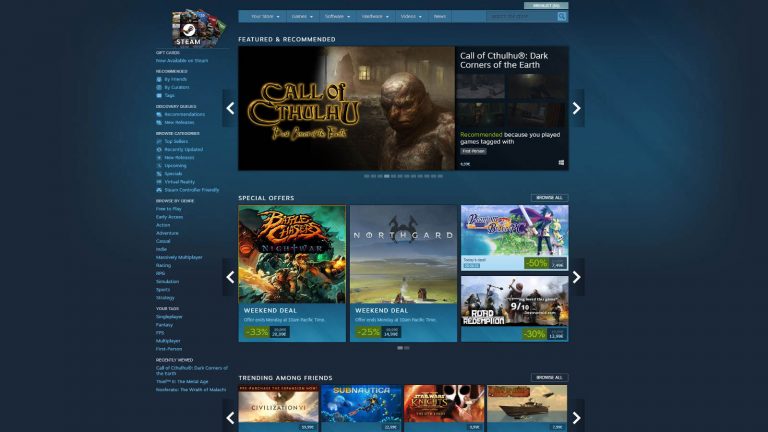 Steam startet nicht Steam startet nicht und На главную lädt nicht
