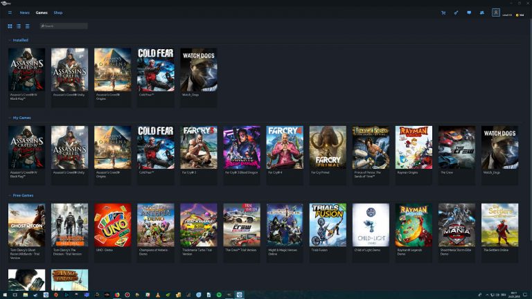 Uplay Spielebibliothek Uplay Spielebibliothek