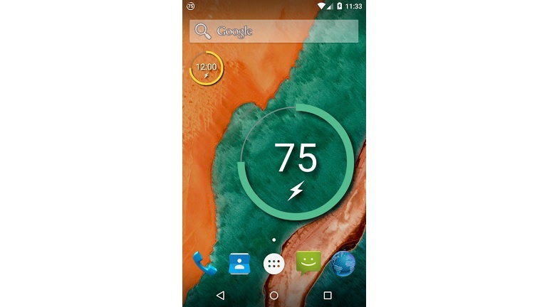 Android-Widget Battery Reborn für den Akkuzustand