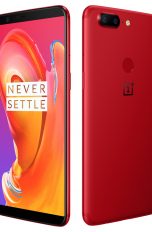 OnePlus 5T in Rot mit Dualkamera