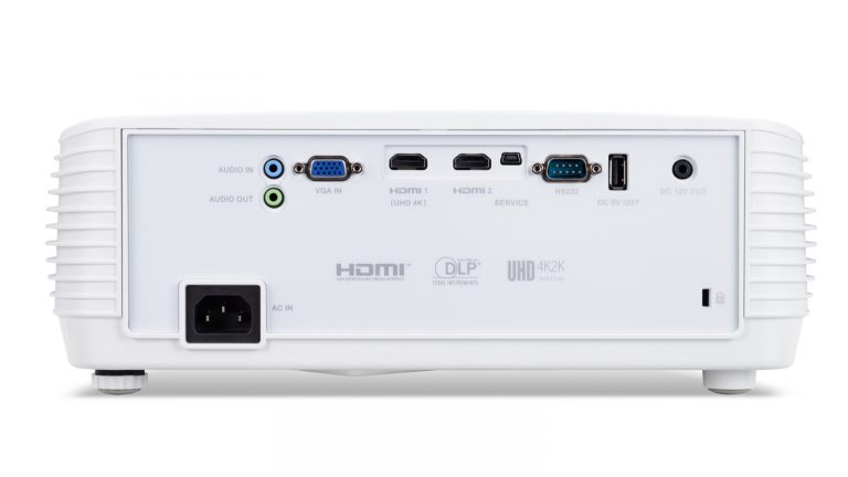 Acer: Neue 4K-Projektoren vorgestellt Acer V6810 von hinten