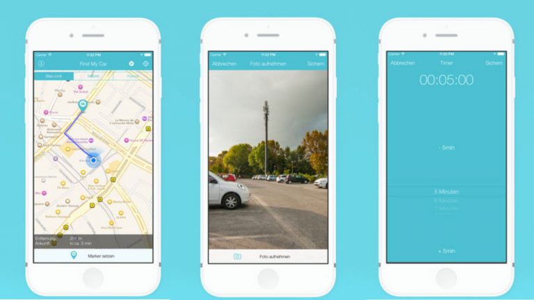 Parkplatz-App Find My Car