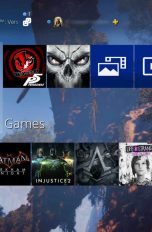 PS4 Dashboard