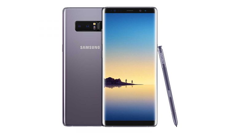 Samsng Galaxy Note8 Vorder- und Rückseite