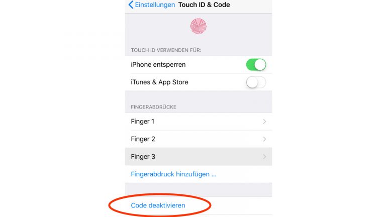 iOS Sperrbildschirm deaktivieren iOS Sperrbildschirm deaktivieren