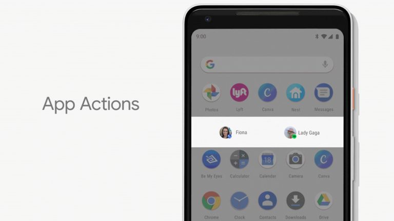 Android P App Actions