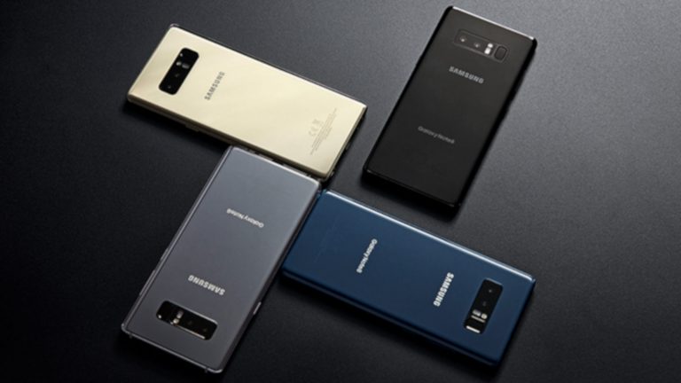Samsung Galaxy Note8 in vier Цвета(ов)
