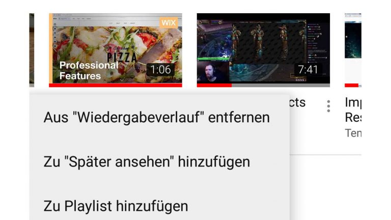 Verlauf beim Smartphone löschen Wiedergabeverlauf bei YouTube am Handy löschen