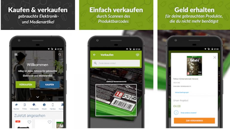 Flohmarkt App reBuy Flohmarkt App reBuy