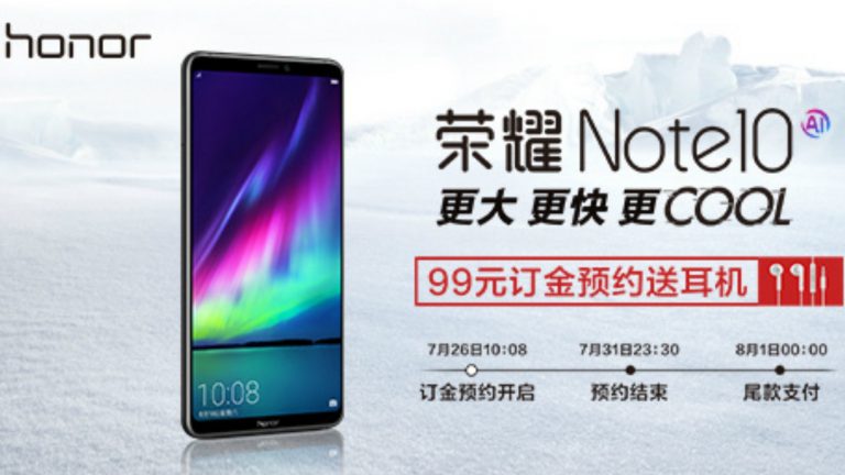 Honor Note 10