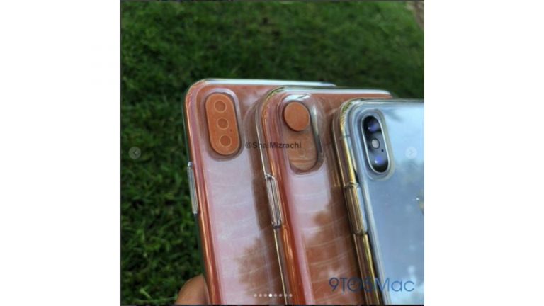 iPhone 2018 Dummy Video Durchsichtige Dummy-Hüllen des iPhone X in Nahaufnahme