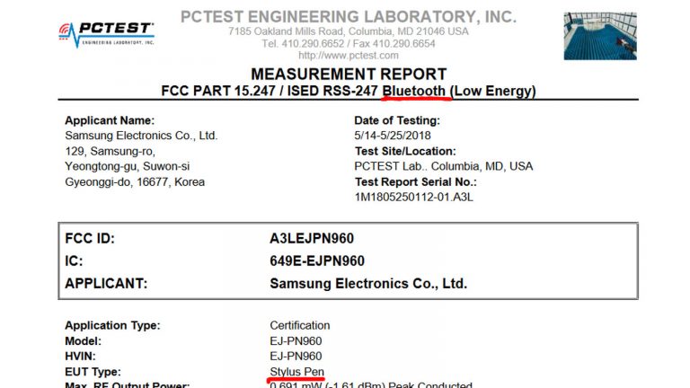 Galaxy Note9 S Pen Bluetooth Galaxy Note9 S Pen Bluetooth