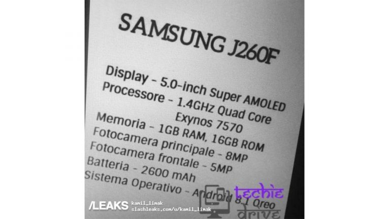 Samsung: Android Go Gerät Datenblatt Samsung Android Go Smartphone Specs