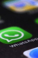 WhatsApp-Logo auf Smartphone