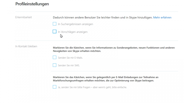 Skype unsichtbar machen Skype-Account unsichtbar machen