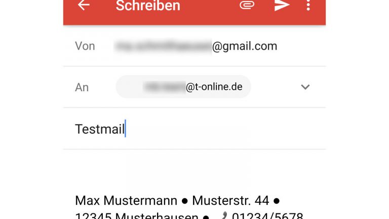 gmail Neue E-Mail in der gMail-App