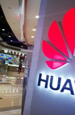 Huawei Logo in Einkaufszentrum
