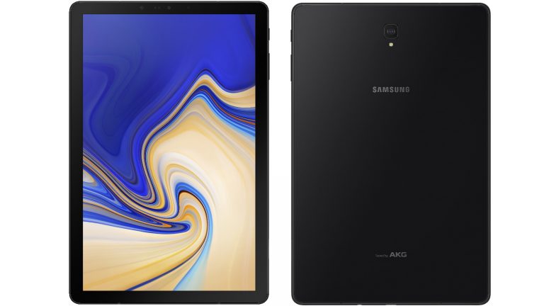 Samsung Galaxy Tab S4 Front- und Rückseite Samsung Galaxy Tab S4 Front- und Rückseite