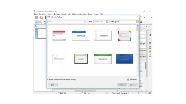 Libre Office Impress Screenshot Libre Office Impress