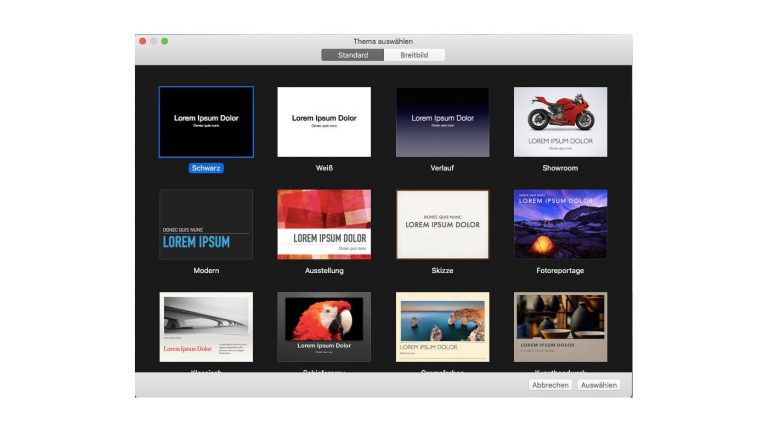 keynote Screenshot Apple Keynote