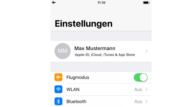 iPhone Flugmodus aktivieren iPhone Flugmodus aktivieren