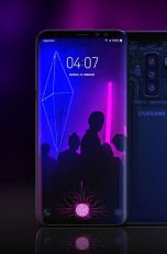 Galaxy S10 Renderbild mit Triple-Kamera