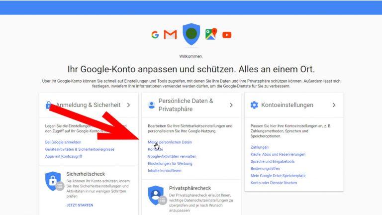 Google Konto Passwort vergessen E-Mail Telefonnummer Screenshot Google-Konto Wiederherstellungsoptionen